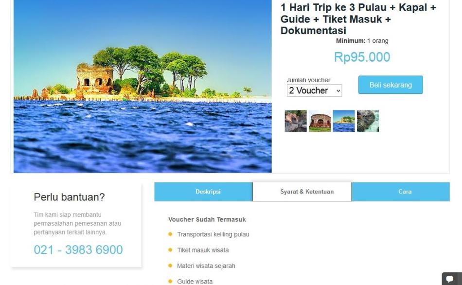 Lebih murah dari operator open trip lain