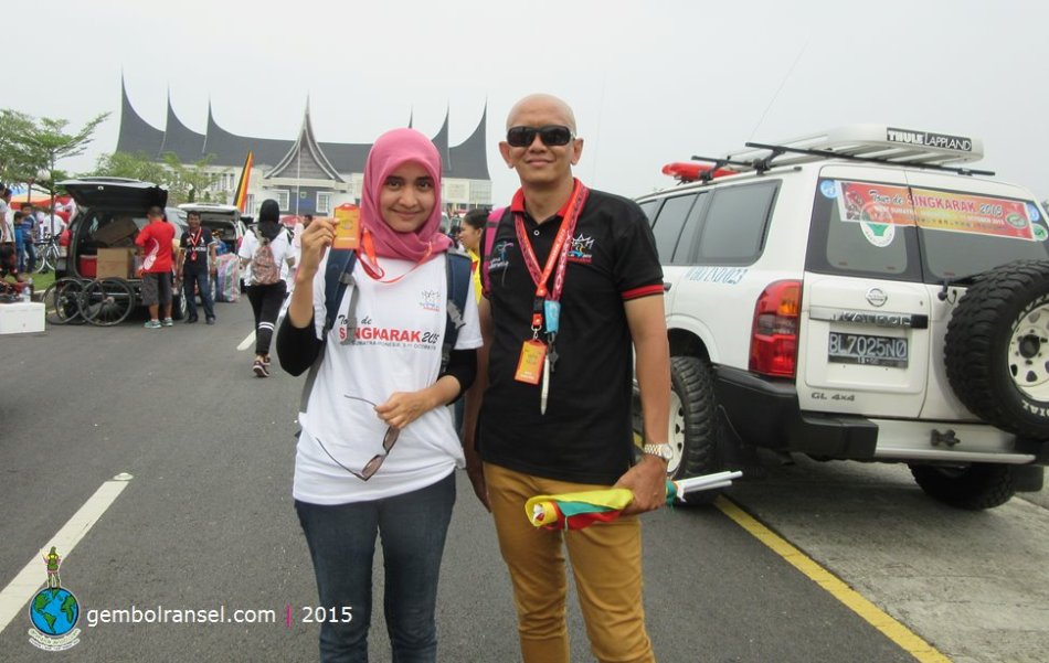 With Mr. Sondi Sampoerno, Race Director Tour de Singkarak